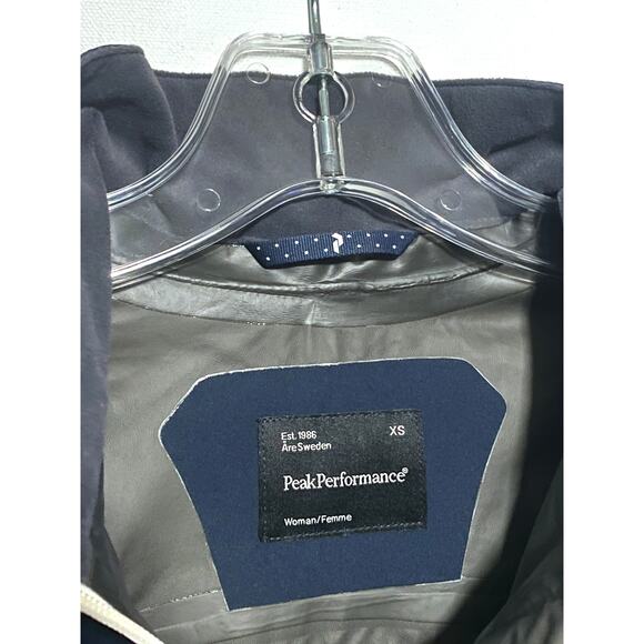 Peak Performance Gortex R & D Zipper Jacket Vented Embroidered Logo Womens XS - Picture 9 of 13